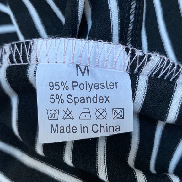 🎉HP🎉 Boutique Leopard & Stripe LS Top 💗 Black & Pink - Picture 14 of 14